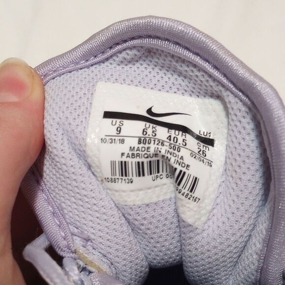 Purple and Mint Nike Air Max Running Shoes Women's 9-9.5 - Picture 11 of 11